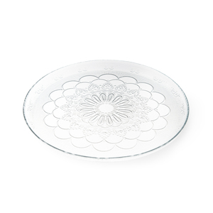 ขาตั้งเค้กเอ็กเซลซาพร้อมแก้วทรงระฆังลายเดซี่ 30.5 ซม. แบบใส - Product Image 3