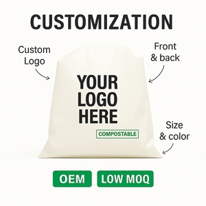 Eco-Friendly Disposable Industrial Garbage Waste Bags | Strong Leak-Proof Trash Bags | Compostable/Biodegradable Recyclable Bags - Product Image 2