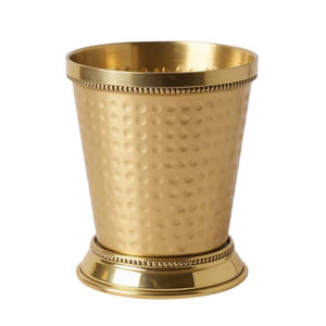 Vaso Clásico Plateado para Mint Julep, Elegante Vaso de Cóctel, Artículos de Bar y Idea de Regalo para Bodas, Vasos con Cuentas Hechos a Mano en Oferta - Product Image 6