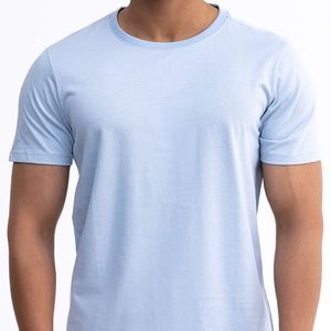 Custom <b>100</b>% Cotton <b>Polyester</b> Knitted Fabric Blank High Quality Regular Fit Casual Men's OEM ODM Manufacturer T-<b>Shirts</b> - Product Image 1