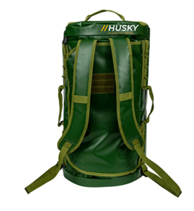 Husky Tactical Duffel Bag 36-56L Waterproof PU Softback With Shoulder Strap Zipper Closure Outdoor Use Unisex Green - Product Image 6