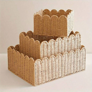 High Quality Set 2 Rope Paper <b>Box</b> <b>Storage</b> Basket Colorful OEM Designs Customize Made in Vietnam Factory HNH Craft - Product Image 5
