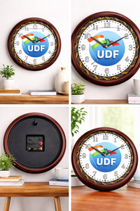 Horloge murale personnalisée avec photo, cadeau et objet de décoration pour le Nouvel An chinois et la Saint-Valentin - Product Image 2