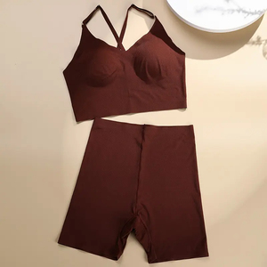 Women <b>Set</b> <b>Sexy</b> Club Floral Custom Logo Streetwear Women Summer Solid <b>Sets</b> Sleeveless Crop Top knitted two Pieces <b>Set</b> - Product Image 3