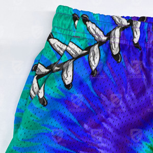 High Quality Custom Logo Summer Printed <b>Mesh</b> Gym Shorts Men Sports Swim Beach Polyester Sublimation Basketball <b>Mesh</b> Shorts - Product Image 5