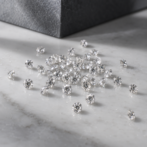 Diamantes Brillantes Redondos Cultivados en Laboratorio de Alta Calidad, 0.08-0.13 CT |   Piedras Sueltas de Color FG, Claridad SI, 2.7-3.2 MM, 11 Unidades, para Comercio de Joyería - Product Image 1