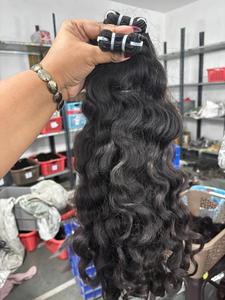 Extensiones de Cabello Humano Remy Indio Ondulado y Liso, Naturales, Ligeras, Ecológicas, en Paquete a Granel - Product Image 5