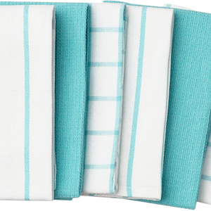 Serviettes de cuisine carrées 100 % coton, couleur unie, douces, séchage rapide, lavage à la main, logo brodé personnalisé, vente en gros fabricant - Product Image 5