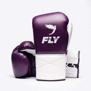 Gants de boxe professionnels en cuir de vachette, mousse haute densité, pour hommes et femmes, à lacets, pour Muay Thai et Kickboxing - Product Image 2