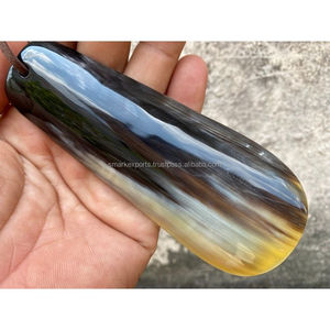 ฮอร์นรองเท้าวัวฮอร์นแกะสลักแบบพรีเมี่ยมเป็นมิตรกับสิ่งแวดล้อมทนทานด้ามจับยาวสะดวกสบาย - Product Image 3