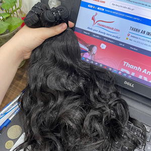 Extensions de cheveux cambodgiennes, cheveux naturellement ondulés, cheveux humains bruts, cheveux non traités, cheveux humains vierges. - Product Image 1