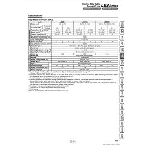 SMC Pneumatics LES16RK-30-R8MJT Table coulissante électrique Équipement électrique - Product Image 1