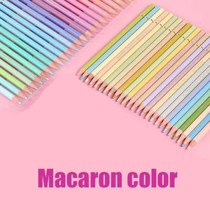 Set di Matite Colorate 50 Colori Macaron <span class=keywords><strong>Pastello</strong></span> <span class=keywords><strong>a</strong></span> Mina Morbida per Sfumature Lisce, Ideale per Colorare, Disegnare e Schizzi - Product Image 3