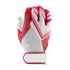 Gants de frappe en cuir OEM pour baseball/softball, rembourrés, main gauche, entraînement, ajustement ergonomique, personnalisables, haute qualité - Product Image 2