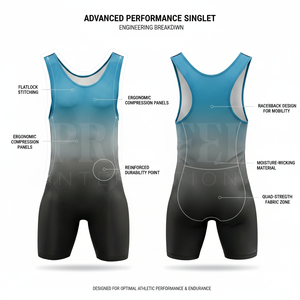 Traje de Lucha Libre Profesional Transpirable de Secado Rápido para Hombre, Ropa Deportiva de Compresión sin Mangas, Traje de Lucha Libre de una Pieza - Product Image 2