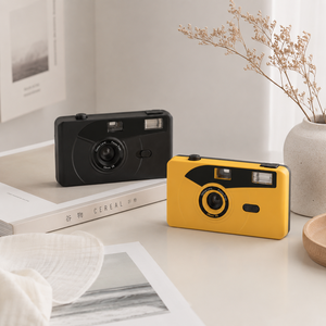 Appareil photo argentique compact 35 mm coloré pour cadeau de mariage, piles AA, mise au point fixe, en plastique, automatique, à usage unique, rose, vert menthe, violet - Product Image 2