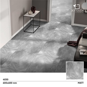 กระเบื้องปูพื้นลายหินอ่อนกันลื่นขนาด600X600มม. ดีไซน์ใหม่สำหรับห้างสรรพสินค้าทนทานต่อกรด - Product Image 2