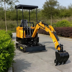 Mini-excavatrice professionnelle de 1,5 tonne, petite machine de terrassement avec utilisation pratique pour le creusement de fossés, l'aménagement paysager et les travaux de construction - Product Image 4