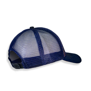 หมวกแก๊ปทรง Trucker 6 แผง ตาข่ายด้านหลัง ปรับขนาดได้ ใส่ได้ทั้งชายหญิง สไตล์ลำลอง สำหรับฤดูใบไม้ผลิและฤดูร้อน  ลายจุดด้านหน้า พร้อมโลโก้ - Product Image 2