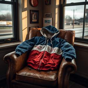 Sudadera con Capucha Estilo Vintage Racing, Algodón Lavado, Oversize, Streetwear, OEM - Product Image 2