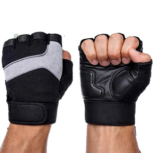 Wholesale Custom Women's Leather Weight Lifting Gloves Breathable Half Finger Gym Workout Padded Palm - Product Image 1