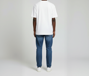 T-shirt vierge pour homme 100 % coton 350 GSM Premium, coupe classique, col rond, manches courtes, idéal pour l'impression et la personnalisation en gros - Product Image 2