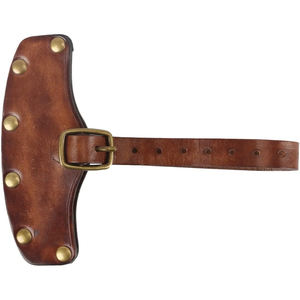 Professional full grain leather axe <b>head</b> <b>cover</b> with adjustable buckle strap and heavy duty rust resistant metal - Product Image 2