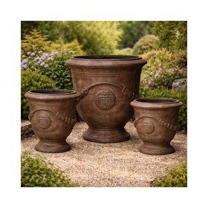 <b>Best</b> Quality Durable Sustainable Eco-Friendly Luxury New Design Indoor/Outdoor Fiberglass Flower Pots Indoor/ Outdoor Garden - Product Image 1