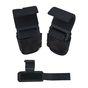 En gros, Ensemble de crochets de levage rembourrés en néoprène pour la musculation et le fitness, avec protection de paume pour soulevé de terre, sécurité professionnelle - Product Image 5