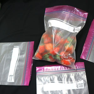 Bolsa de comida reutilizable con doble cremallera hecha de bolsas ecológicas de almidón de alta calidad para la conservación de la frescura - Product Image 6