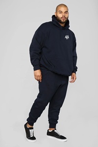 Venta al por mayor logotipo personalizado ropa al aire libre moda polar algodón Streetwear sudaderas con capucha Unisex sudadera térmica de gran tamaño - Product Image 2