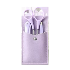 Tijeras para Cejas Personalizadas con Peine, Juego de 3 Piezas, Portátiles, Marca Privada, Herramientas de Maquillaje para Recortar y Arreglar las Cejas - Product Image 6