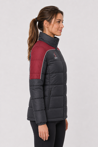 Chaqueta Acolchada Ligera para Mujer, Abrigo de Invierno con Relleno Térmico, Diseño Resistente al Viento para Viajes al Aire Libre y Uso Casual - Product Image 4