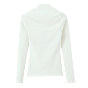 Camiseta de verano para mujer, transpirable, de manga corta, informal, estampada, al por mayor, de tela ligera tejida. - Product Image 5