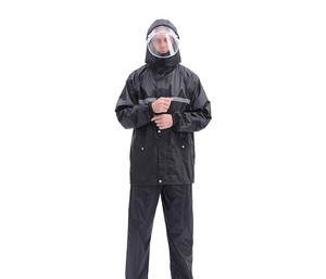 Regular Fit Waterproof Breathable Windproof Reversible Hooded Eco-Friendly <b>Rain</b> Suit Set Lightweight <b>Rain</b> <b>Jacket</b> Pants Quick Dry - Product Image 5