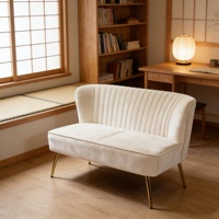 Cómodo Sofá Doble para Sala de Estar, Estilo Moderno, Suave, Árabe, de Dos Plazas, para 2 Personas