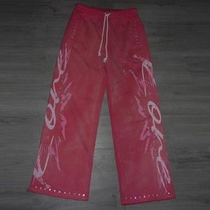 Sudadera con Capucha Oversize de Algodón Grueso para Hombre, Estilo Urbano de Invierno, Lavado Ácido, Diseño Personalizado con Bordado de Perlas - Product Image 5