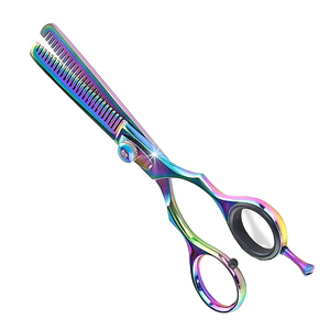 Ciseaux à effiler professionnels en acier inoxydable pour coiffure, manche ergonomique avec dents de précision pour salon de coiffure - Product Image 2