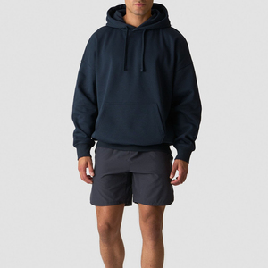 <b>Top</b> Selling Oversized Eco-friendly Custom Sublimation Printing Plain Outdoor Sport <b>Cropped</b> Hoodies <b>for</b> <b>Men</b> Casual Wear - Product Image 2