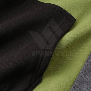 Sudadera con Capucha para Hombre, Diseño Color Block, Manga Raglán, con Bolsillo Frontal, Estilo Casual para Otoño - Product Image 6