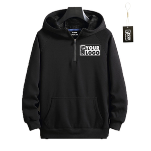 Sweat-shirts d'hiver en coton/polyester tricoté de haute qualité, doublés de velours, imprimés avec logo/design personnalisé, écologiques et abordables - Product Image 6