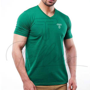 Camisetas de Hombre de Corte Regular, Manga Corta, Transpirables, de Secado Rápido, 100% Algodón Tejido, Deportivas, de Alta Calidad en Venta - Product Image 2