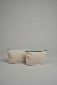 Sac de maquillage en toile de coton grande capacité avec fermeture éclair, motif imprimé personnalisé, étui organisateur de cosmétiques tendance pour la vente en gros - Product Image 5