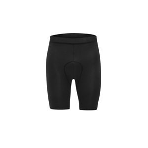 Shorts de cyclisme ajustés noirs pour hommes, anti-humidité, en Spandex et Polyester, longueur courte, avec bretelles, pour adultes - Product Image 2