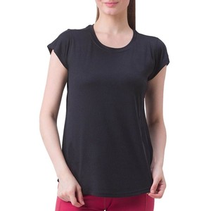 T-shirt en coton pour femme, col rond, décontracté, personnalisable avec logo, faible MOQ, marque privée, livraison rapide - Product Image 4