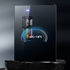 Mini Nevera Ecológica para Vinos de 85W y 98L, con Luz LED Blanca, Compacta, para Uso Doméstico, <span class=keywords><strong>Enfriador</strong></span> de Bebidas - Product Image 4