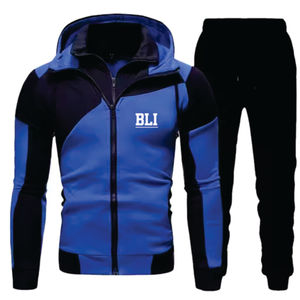 Ensemble de survêtement d'hiver en polyester/coton de haute qualité personnalisé Black Land Industries Heavyweight 380g Streetwear pour hommes - Product Image 6