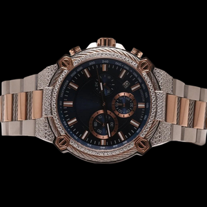 Personalizado único 925 reloj de plata esterlina Moissanite diamante caso Hip Hop estilo de lujo personalizado especial persona regalo reloj - Product Image 1