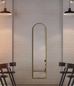 Espejo de pie sencillo, perfecto para decoración de esquinas en el hogar, oficinas, centros comerciales, estudios. Espejo de diseño limpio y para interiores modernos. - Product Image 5