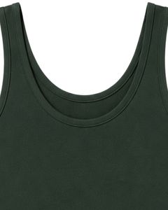 Manufacturer Dark Forest Green Sleeveless Tank <b>Top</b> With Beige High Waist Shorts Women Casual Summer Two Piece Outfit Set Clothes - Product Image 4